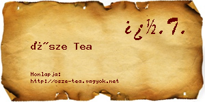 Ősze Tea névjegykártya